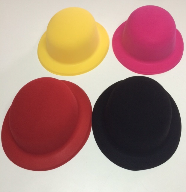 Sombrero redondo gamuzado Sombrero redondo gamuzado